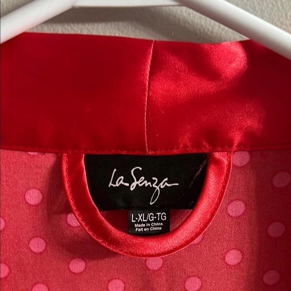 La SENZA Red Satin Robe - Picture 9 of 9